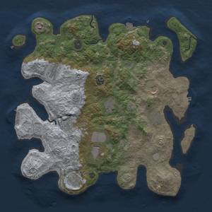 Thumbnail Rust Map: Procedural Map, Size: 3800, Seed: 20240209, 19 Monuments