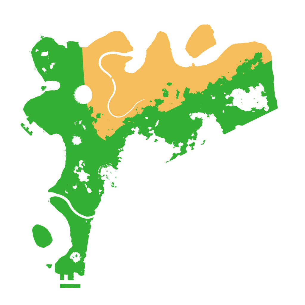 Biome Rust Map: Procedural Map, Size: 3000, Seed: 1127249187