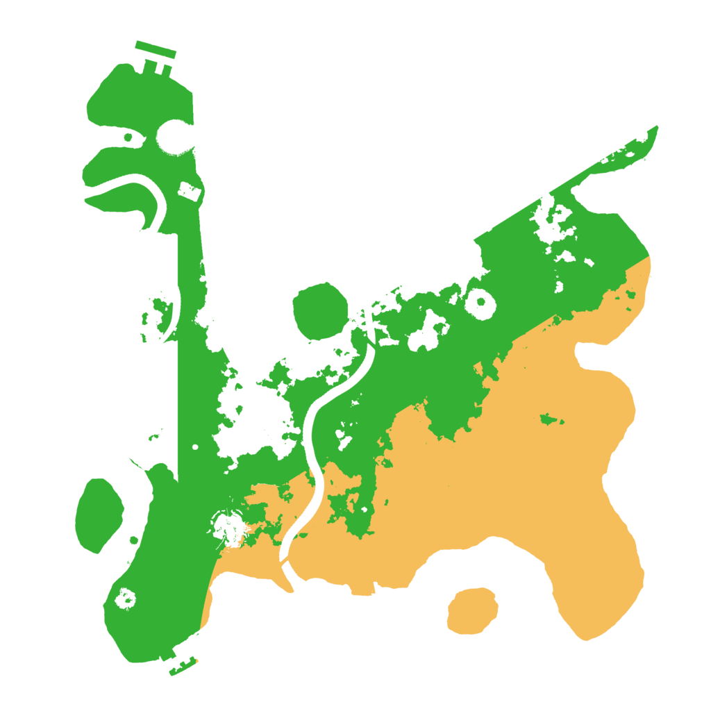 Biome Rust Map: Procedural Map, Size: 3500, Seed: 98937374