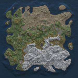 Thumbnail Rust Map: Procedural Map, Size: 4500, Seed: 178704305, 19 Monuments