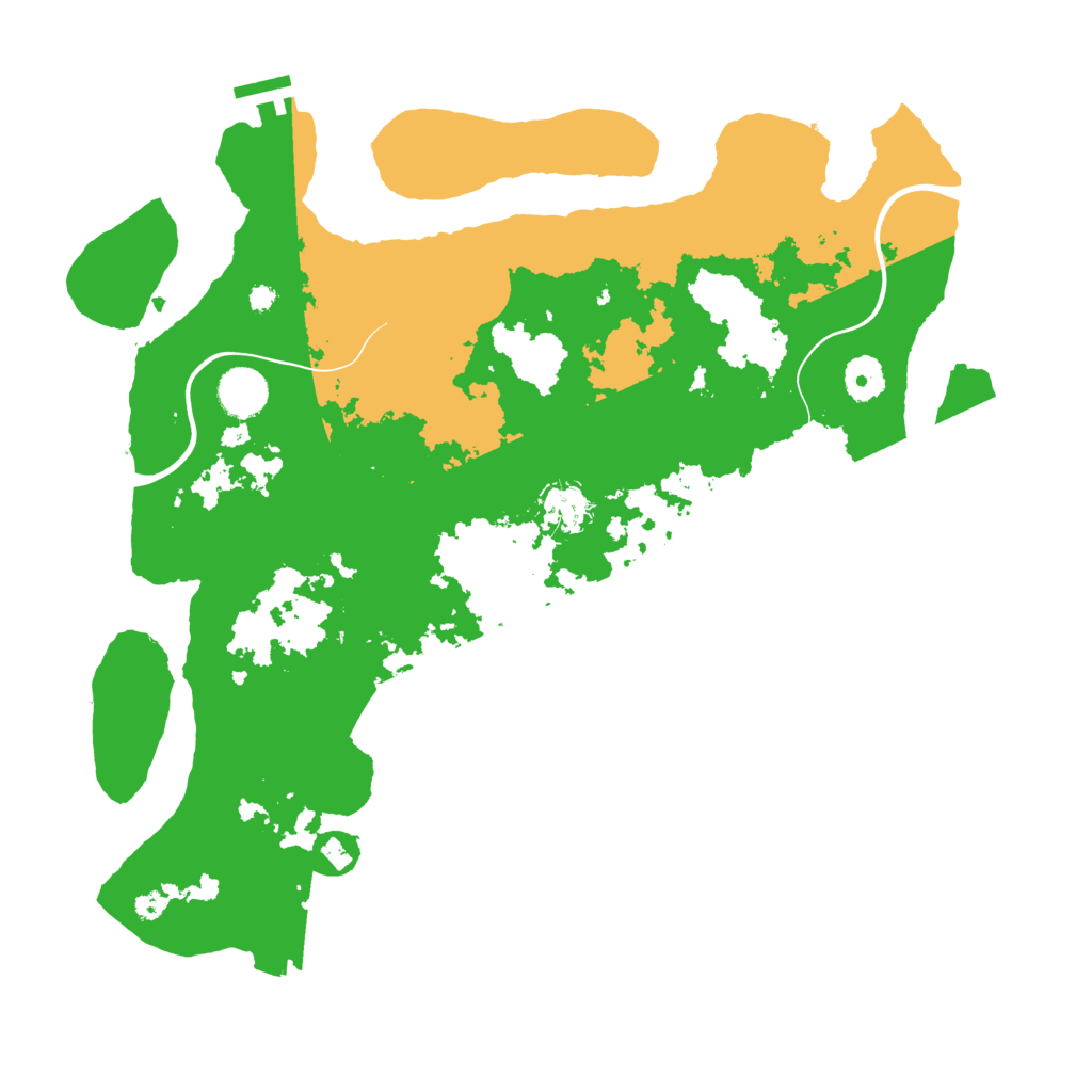 Biome Rust Map: Procedural Map, Size: 3838, Seed: 3838