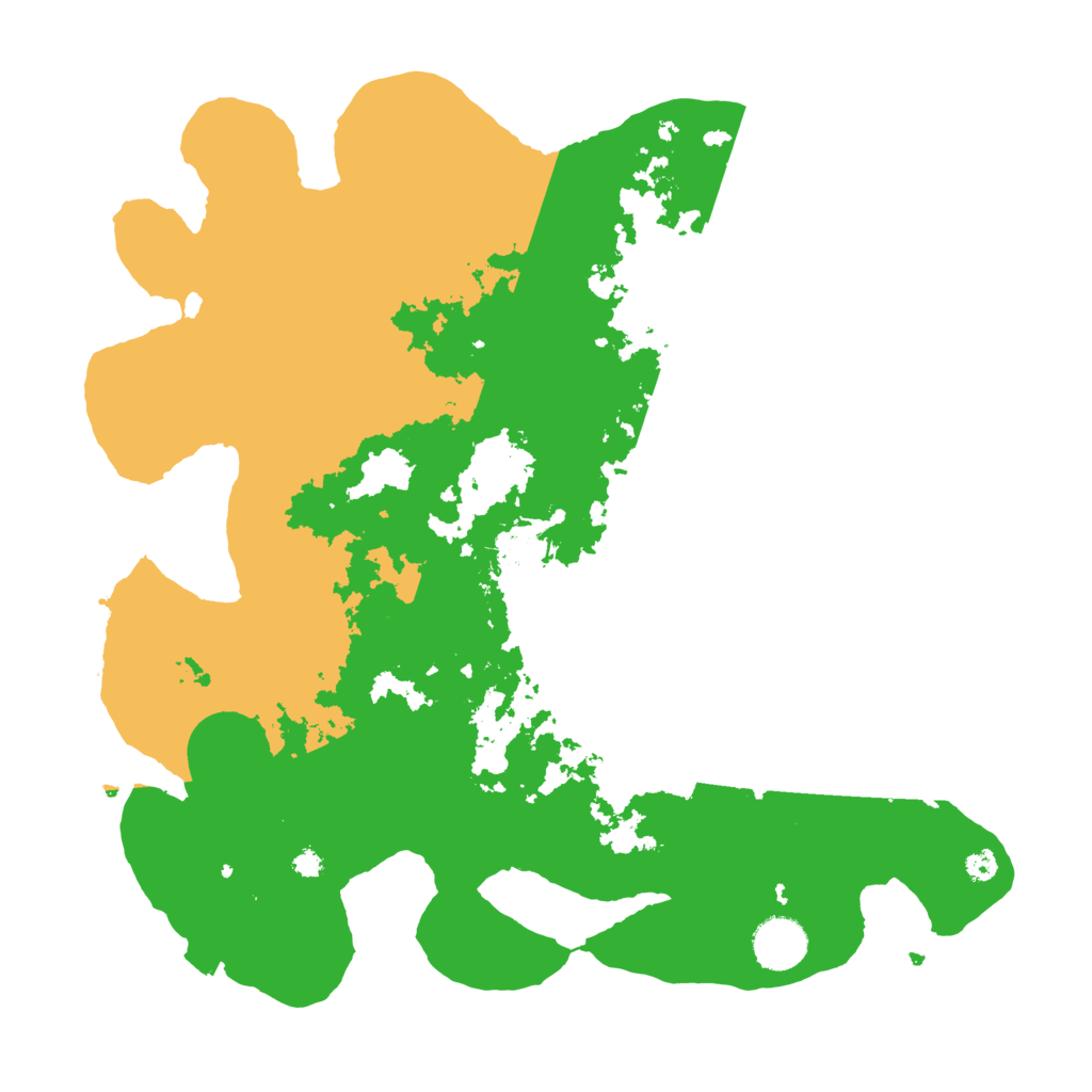 Biome Rust Map: Procedural Map, Size: 3600, Seed: 91463802