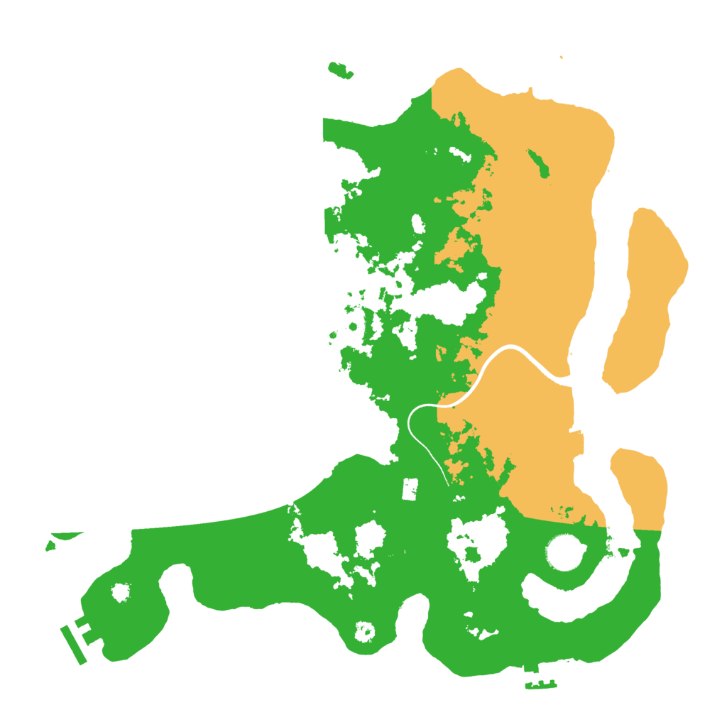 Biome Rust Map: Procedural Map, Size: 3500, Seed: 1697070930