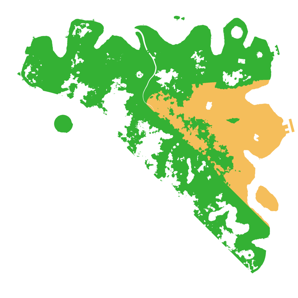 Biome Rust Map: Procedural Map, Size: 4500, Seed: 1915619145