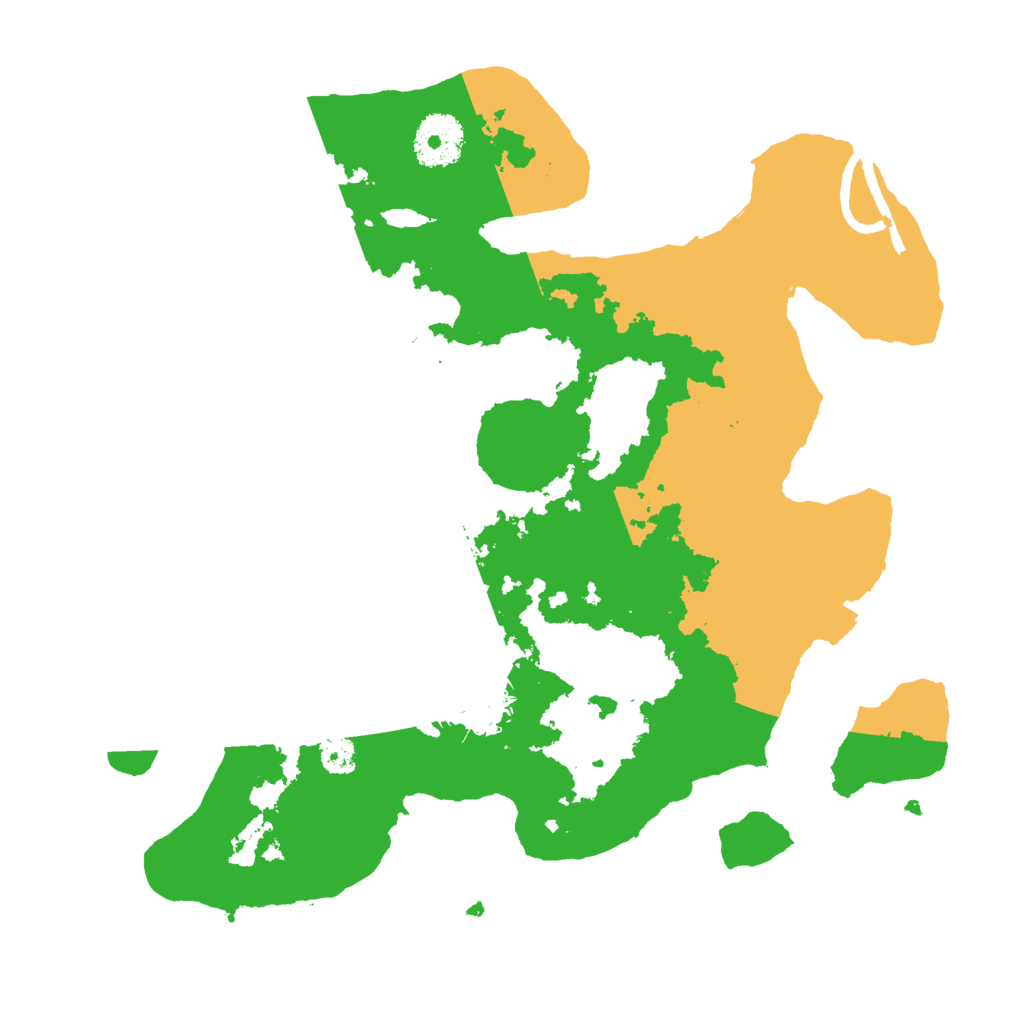 Biome Rust Map: Procedural Map, Size: 3000, Seed: 7420198