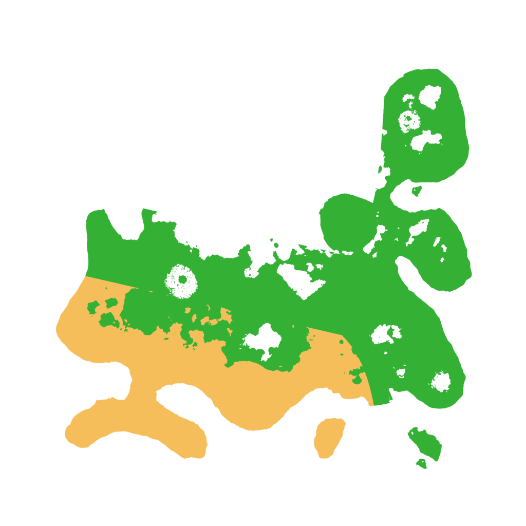 Biome Rust Map: Procedural Map, Size: 2500, Seed: 1200