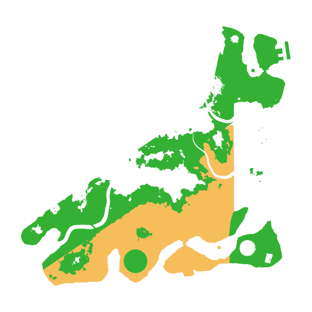 Biome Rust Map: Procedural Map, Size: 3500, Seed: 34543534