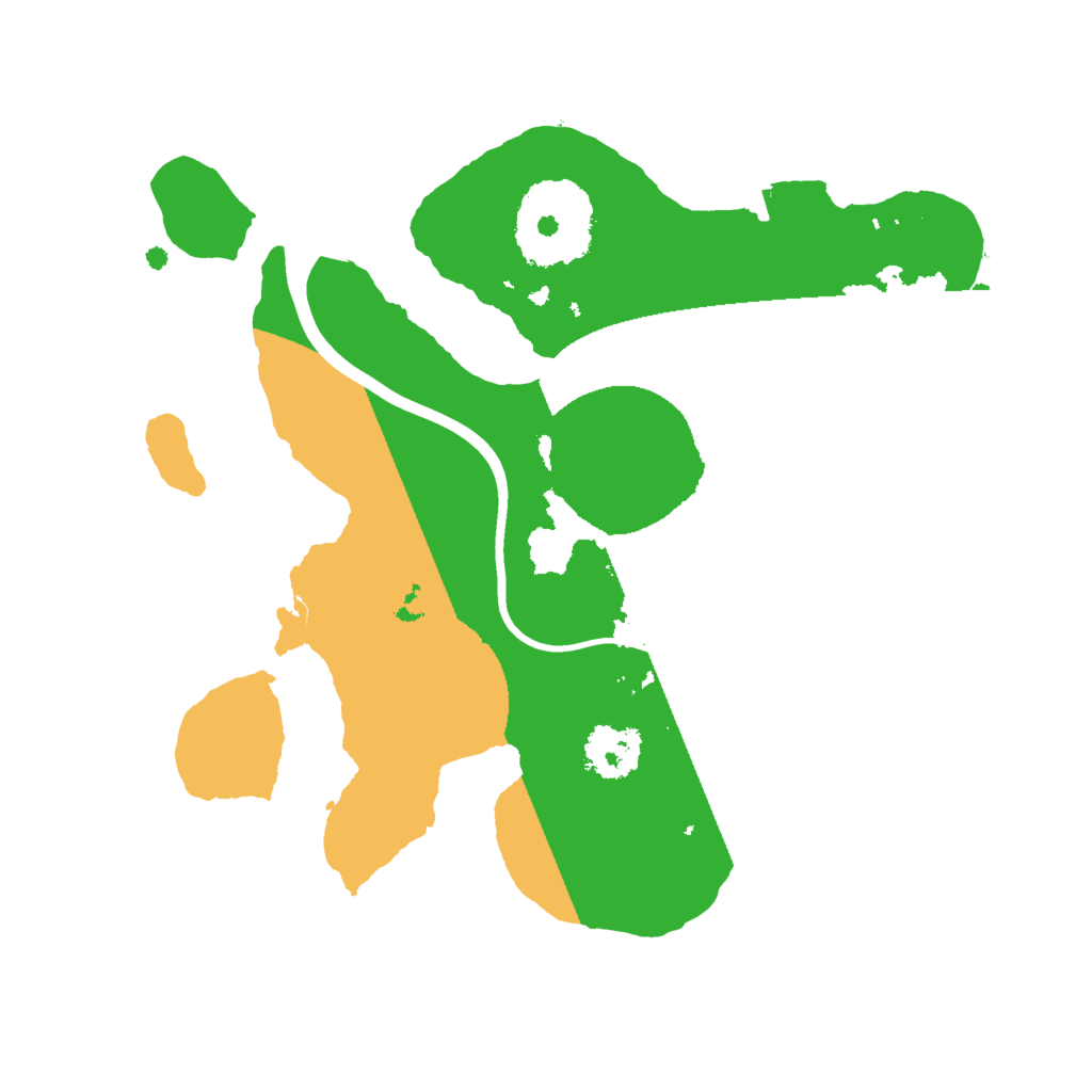 Biome Rust Map: Procedural Map, Size: 2000, Seed: 52585456