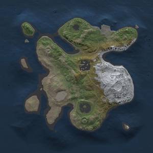 Thumbnail Rust Map: Procedural Map, Size: 2000, Seed: 52585456, 4 Monuments