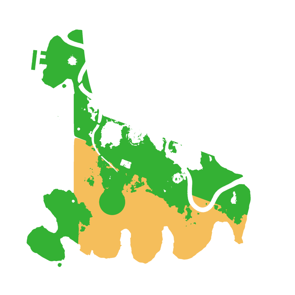 Biome Rust Map: Procedural Map, Size: 3000, Seed: 13641