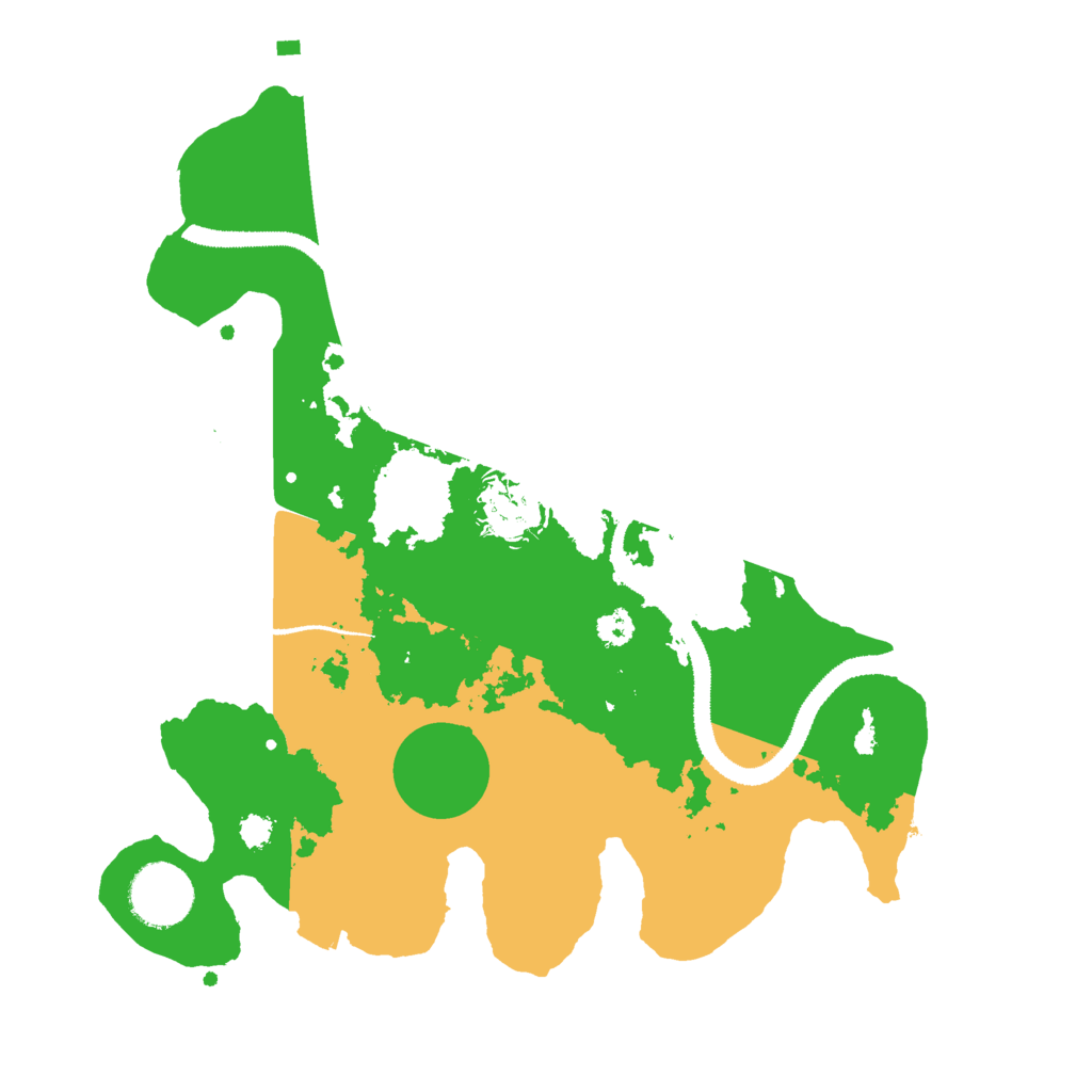 Biome Rust Map: Procedural Map, Size: 3000, Seed: 13641