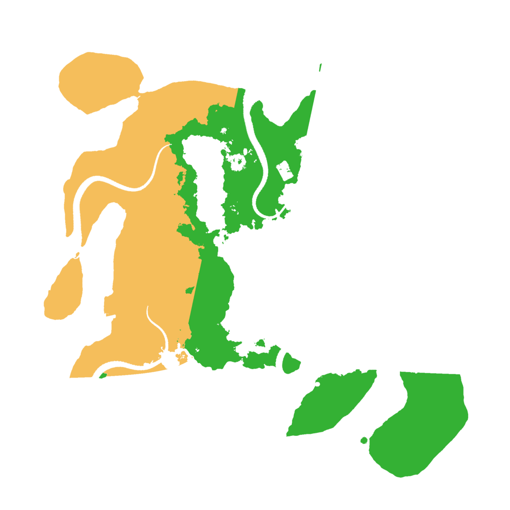 Biome Rust Map: Procedural Map, Size: 3000, Seed: 378641855