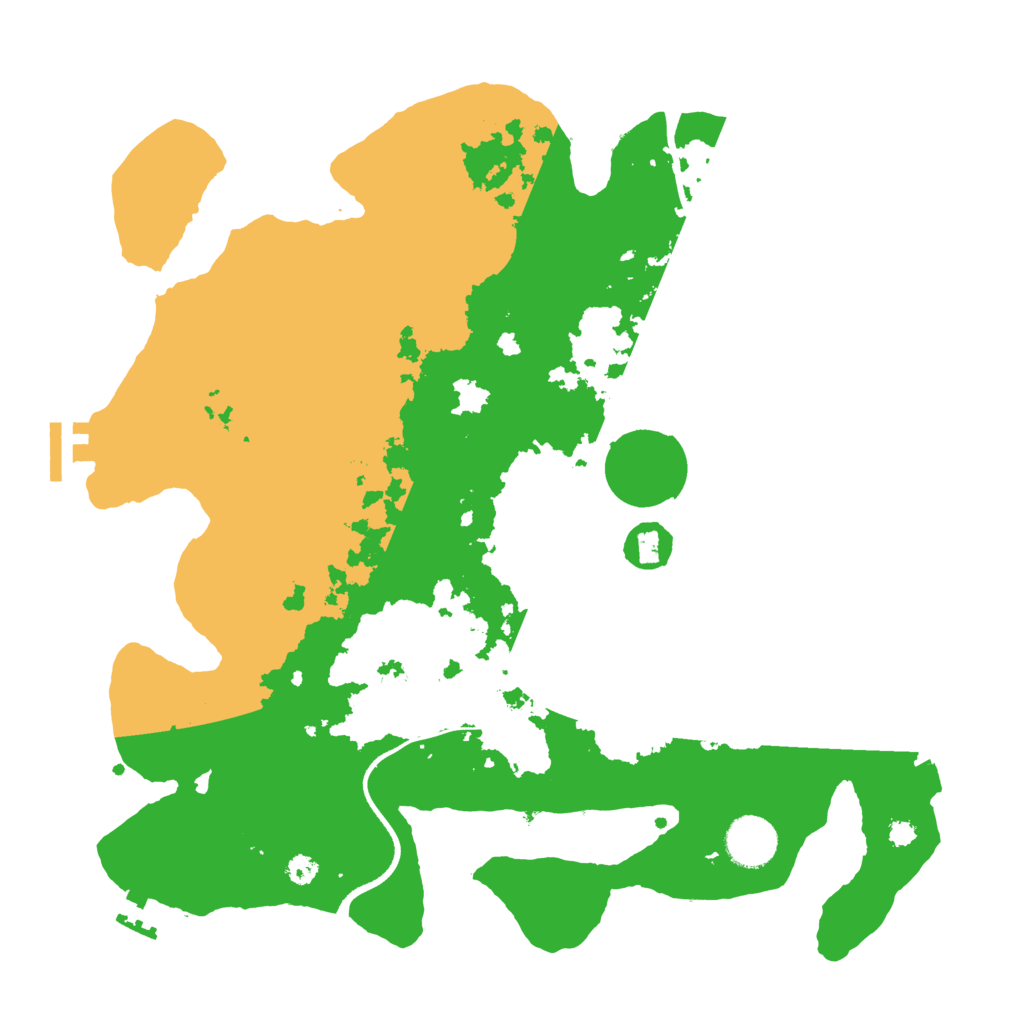 Biome Rust Map: Procedural Map, Size: 3500, Seed: 2088856102