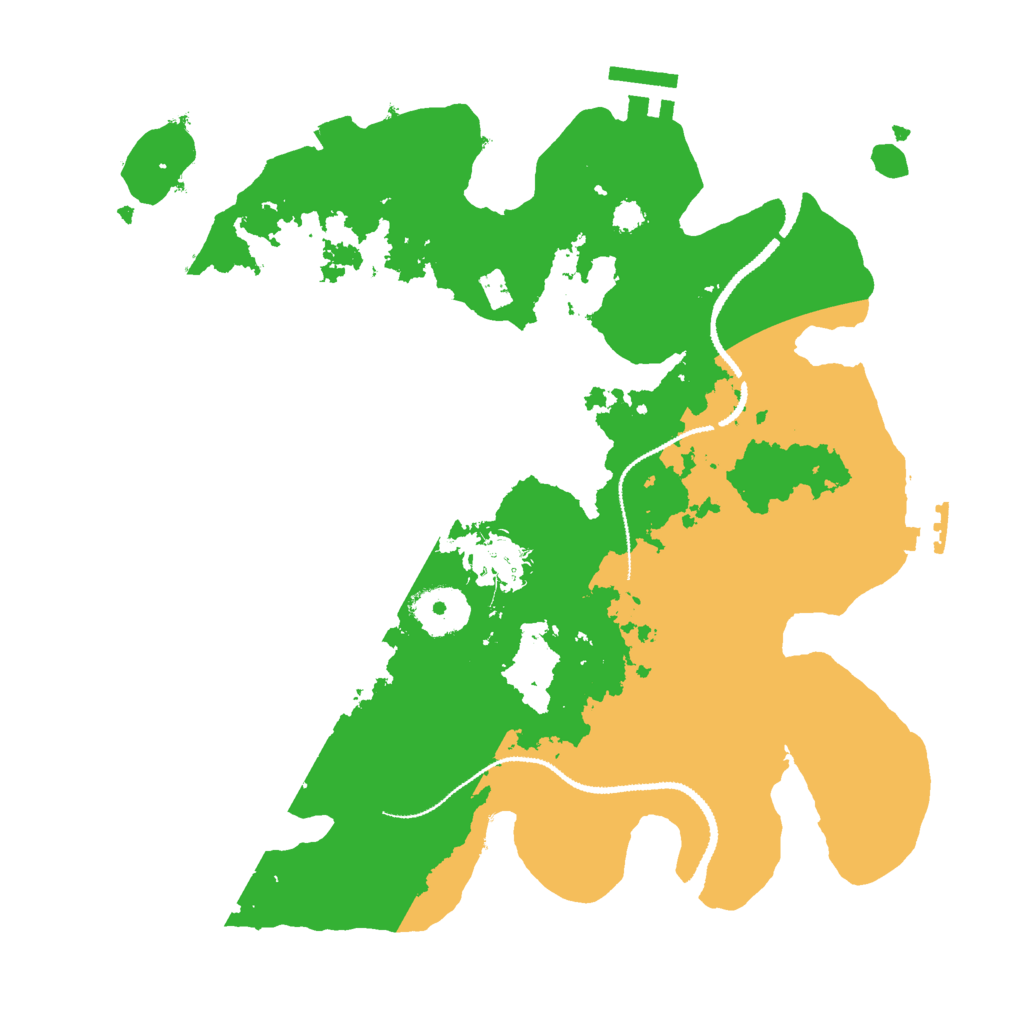 Biome Rust Map: Procedural Map, Size: 3000, Seed: 1608339690