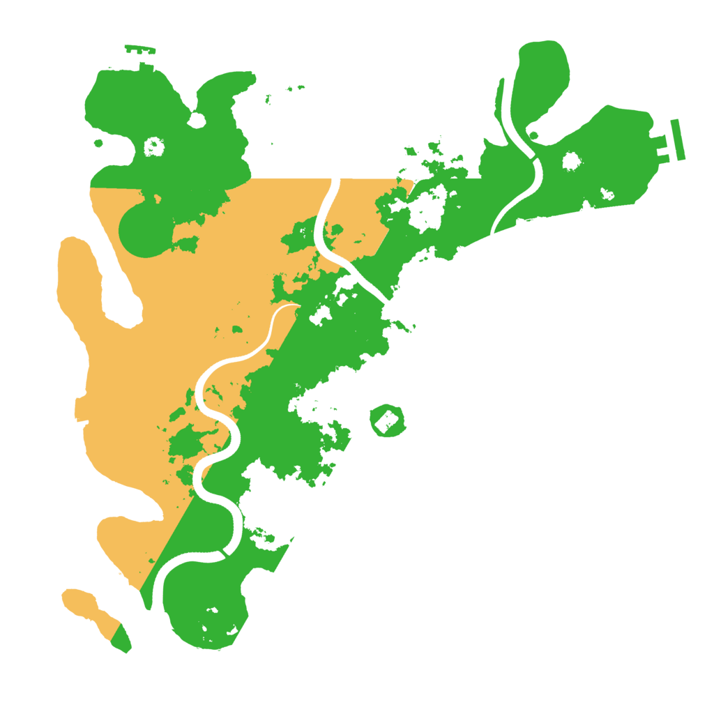 Biome Rust Map: Procedural Map, Size: 3500, Seed: 1514718986