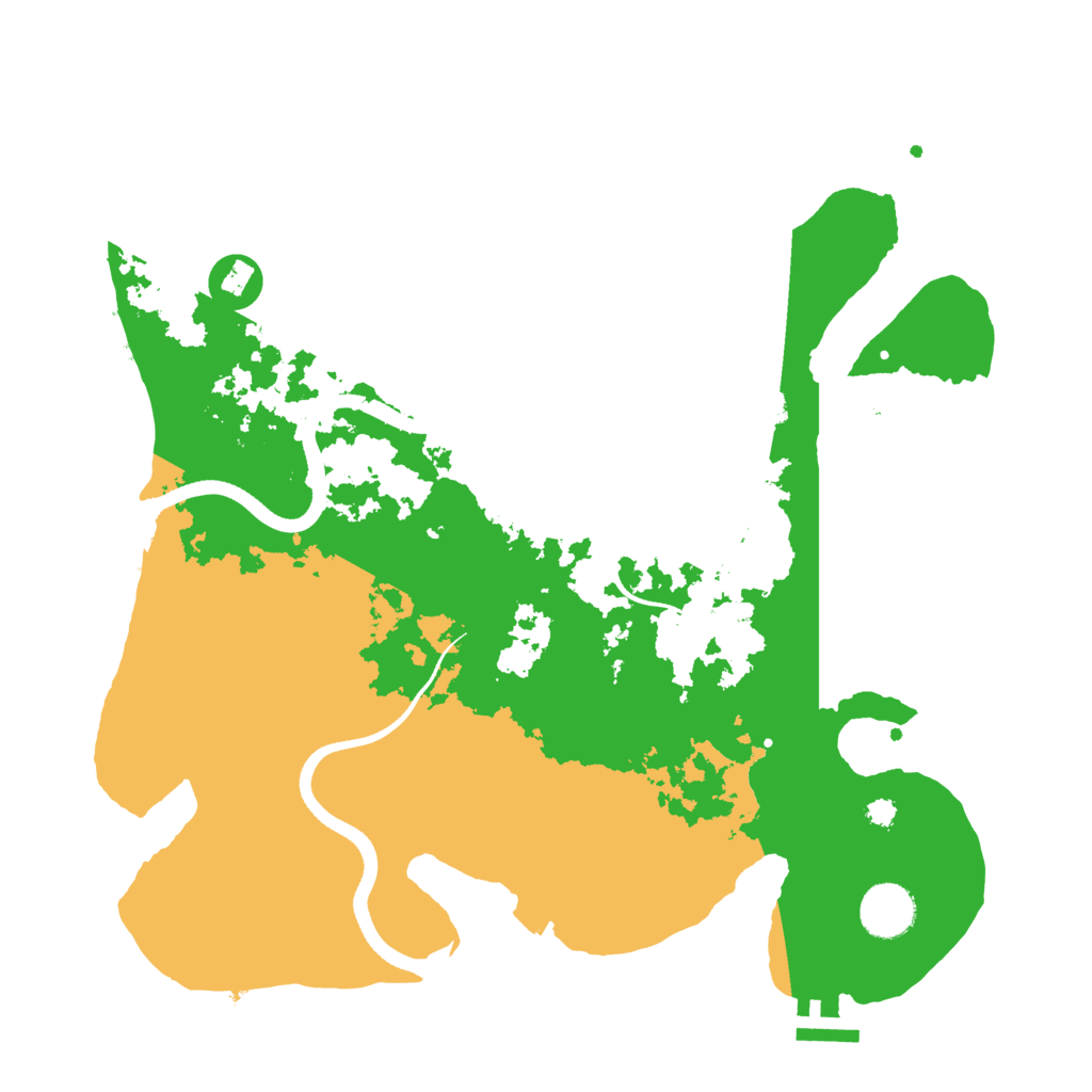 Biome Rust Map: Procedural Map, Size: 3500, Seed: 1814224462