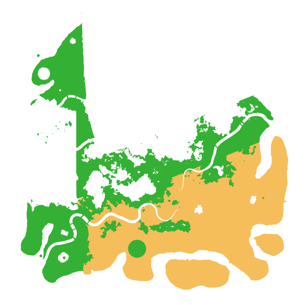 Biome Rust Map: Procedural Map, Size: 4500, Seed: 1371736529