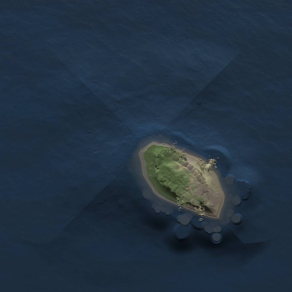 Rust Map: Procedural Map, Size: 1000, Seed: 672545078, 1 Monuments