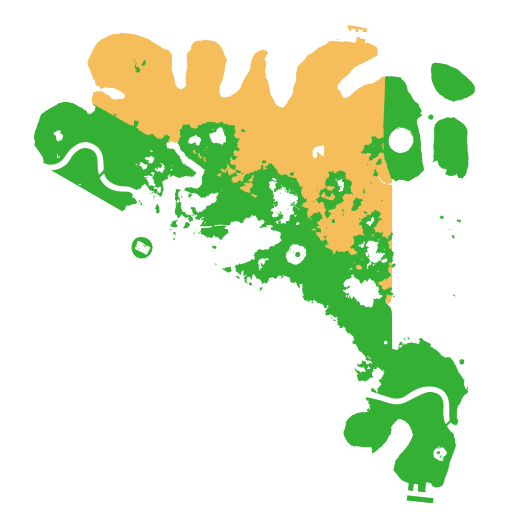 Biome Rust Map: Procedural Map, Size: 4000, Seed: 151126560
