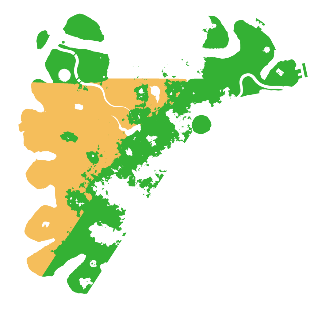 Biome Rust Map: Procedural Map, Size: 4500, Seed: 379166303