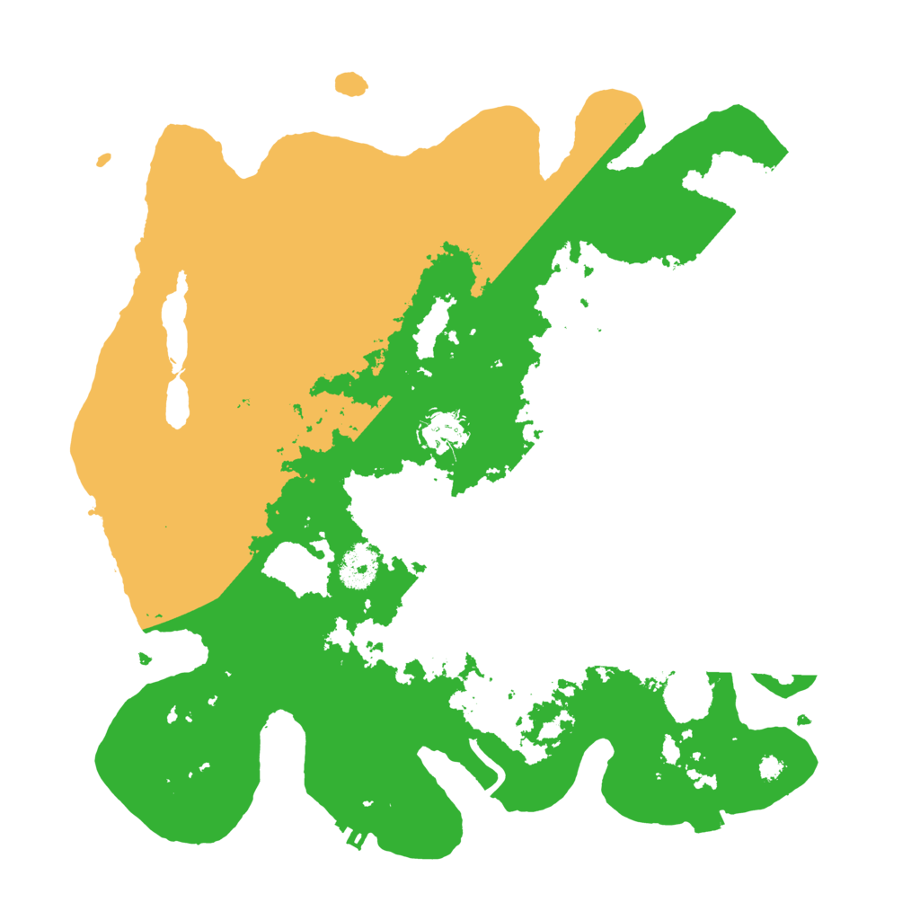 Biome Rust Map: Procedural Map, Size: 3500, Seed: 514140644