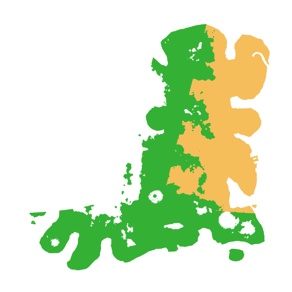 Biome Rust Map: Procedural Map, Size: 3300, Seed: 8675308