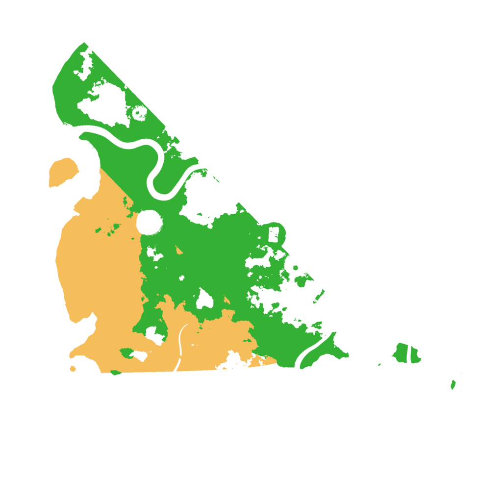 Biome Rust Map: Procedural Map, Size: 3500, Seed: 69887