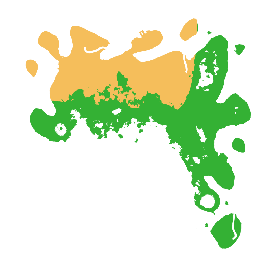 Biome Rust Map: Procedural Map, Size: 3500, Seed: 38209766