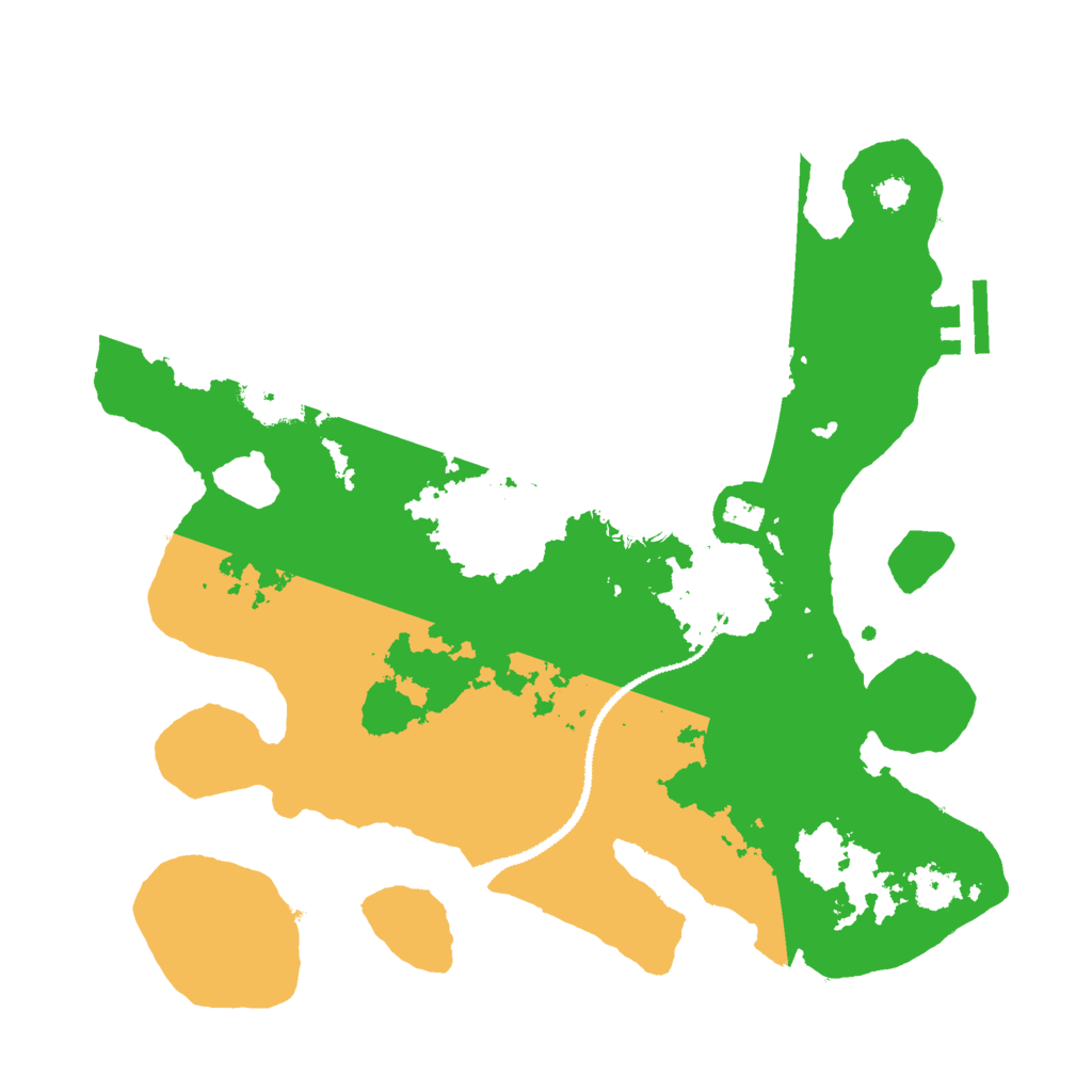 Biome Rust Map: Procedural Map, Size: 3000, Seed: 627351335
