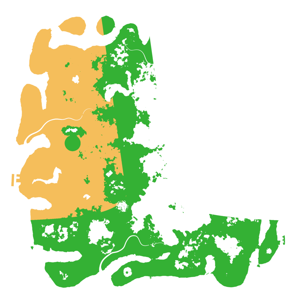 Biome Rust Map: Procedural Map, Size: 5000, Seed: 4846741