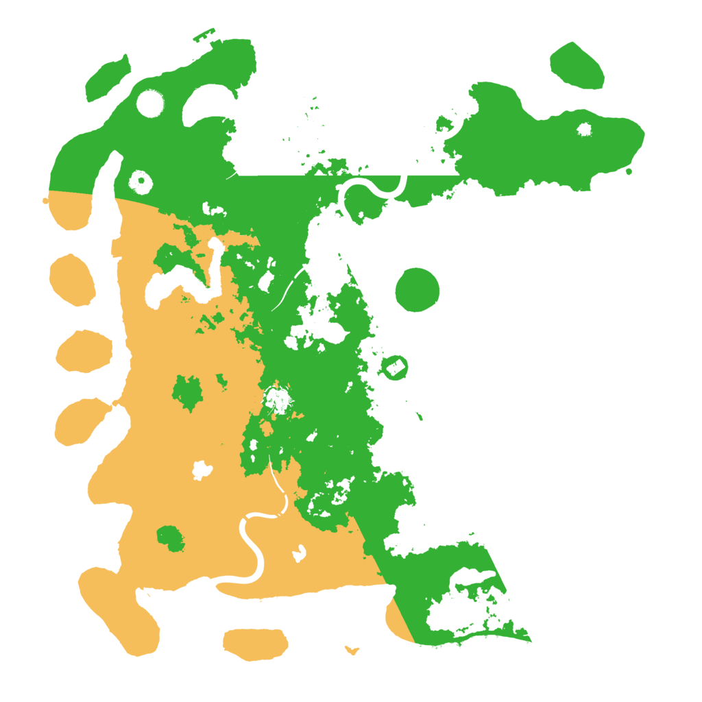 Biome Rust Map: Procedural Map, Size: 4500, Seed: 1180189877