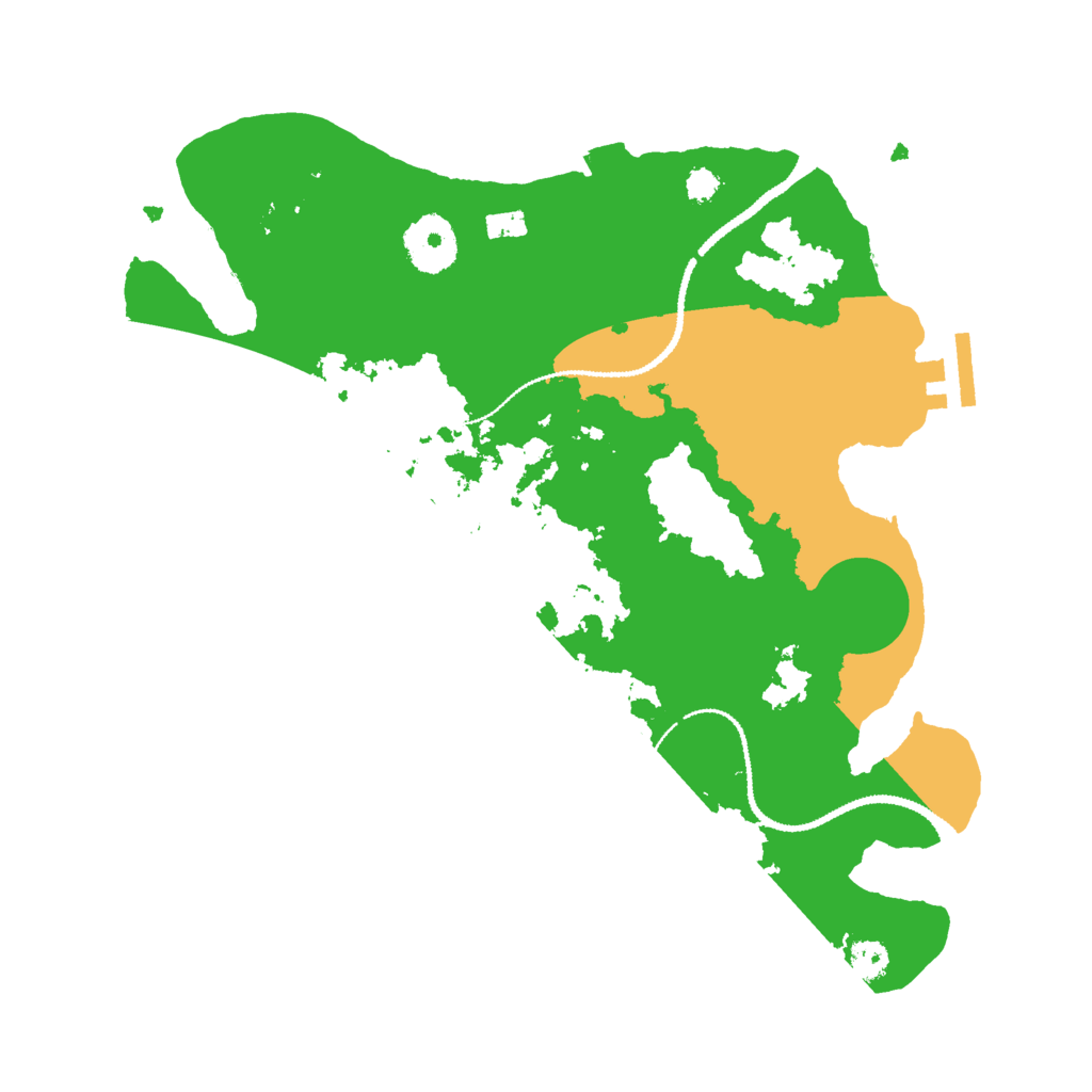 Biome Rust Map: Procedural Map, Size: 3000, Seed: 1165715678