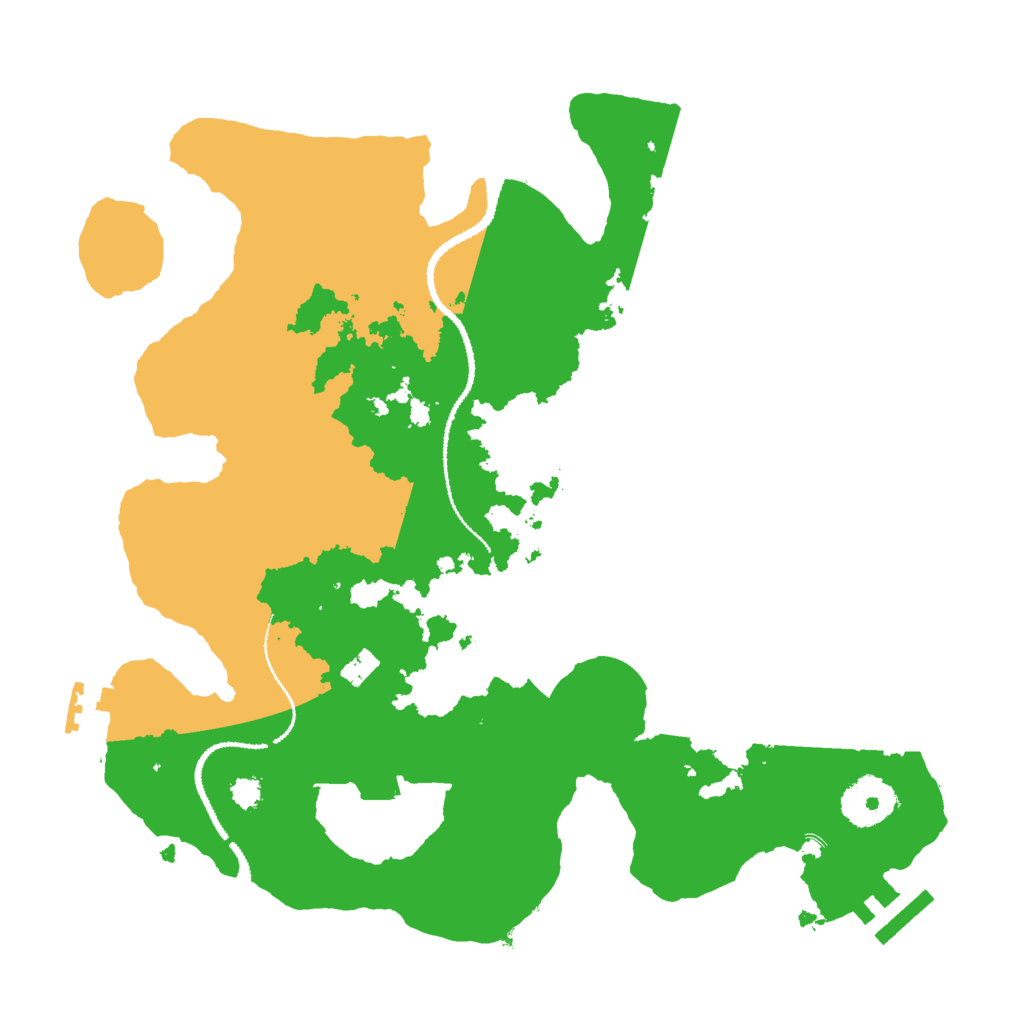 Biome Rust Map: Procedural Map, Size: 3000, Seed: 1284275368