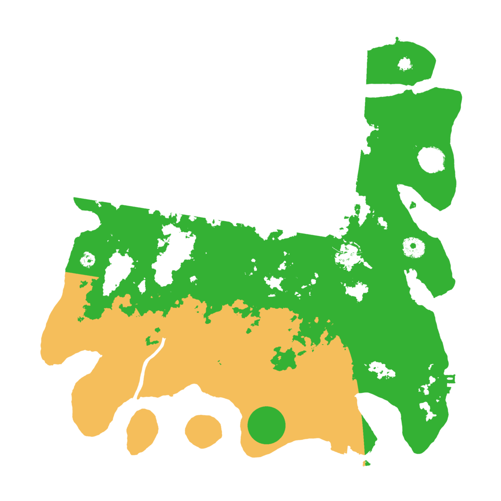 Biome Rust Map: Procedural Map, Size: 3500, Seed: 10949538