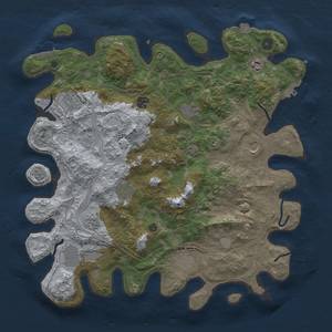 Thumbnail Rust Map: Procedural Map, Size: 4250, Seed: 1595149610, 18 Monuments