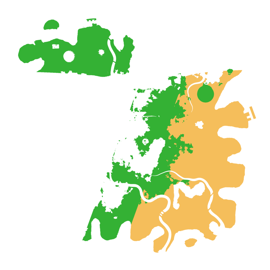 Biome Rust Map: Procedural Map, Size: 4250, Seed: 1595149610