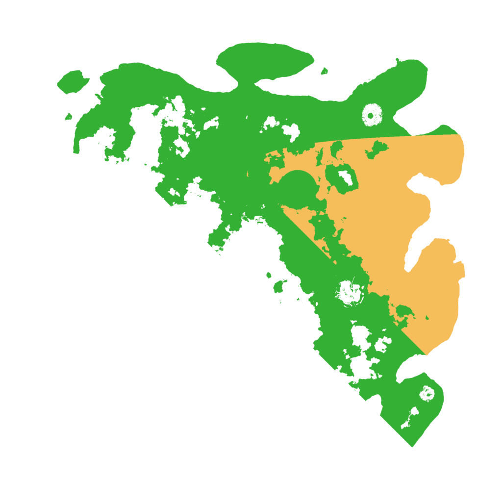 Biome Rust Map: Procedural Map, Size: 3500, Seed: 16953