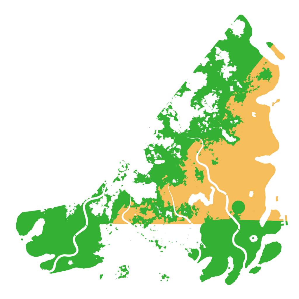 Biome Rust Map: Procedural Map, Size: 6000, Seed: 217516694