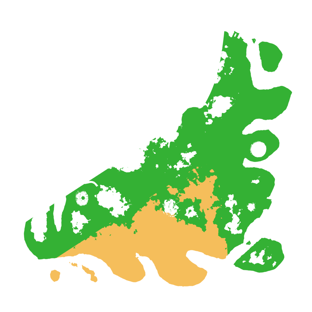 Biome Rust Map: Procedural Map, Size: 3500, Seed: 2121949493