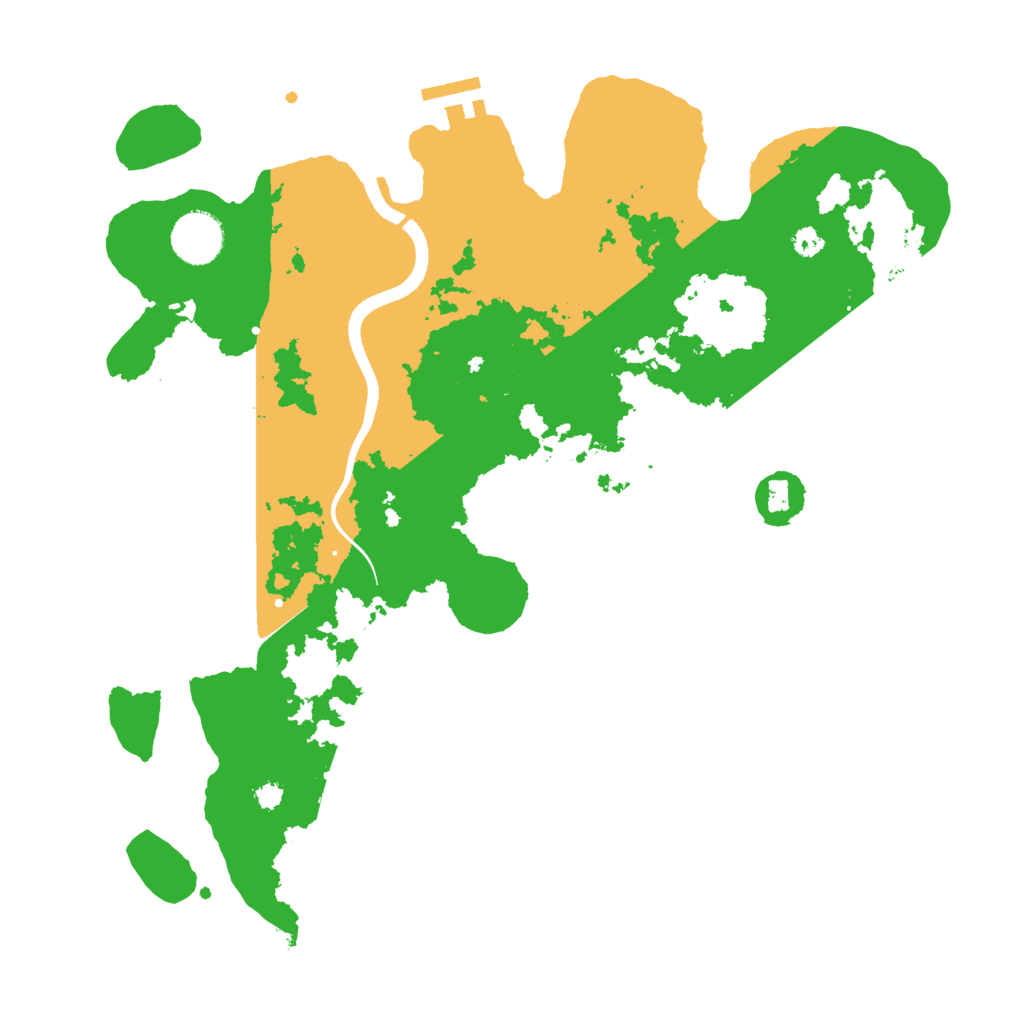 Biome Rust Map: Procedural Map, Size: 3500, Seed: 1765139847