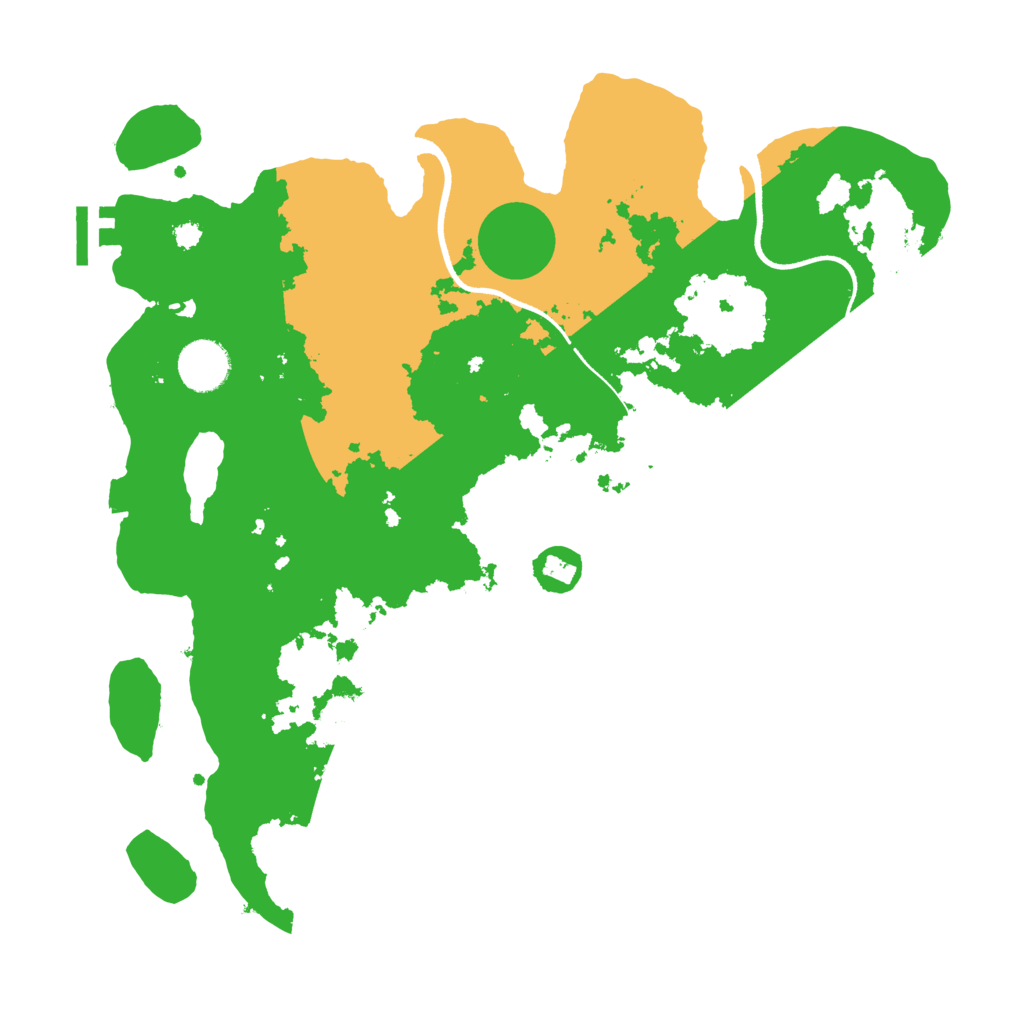 Biome Rust Map: Procedural Map, Size: 3500, Seed: 1765139847