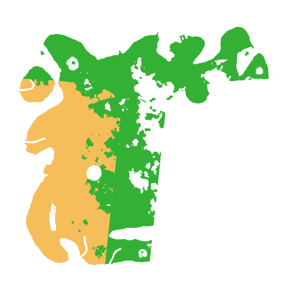 Biome Rust Map: Procedural Map, Size: 3500, Seed: 53245