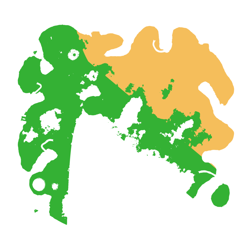 Biome Rust Map: Procedural Map, Size: 3500, Seed: 2052851388