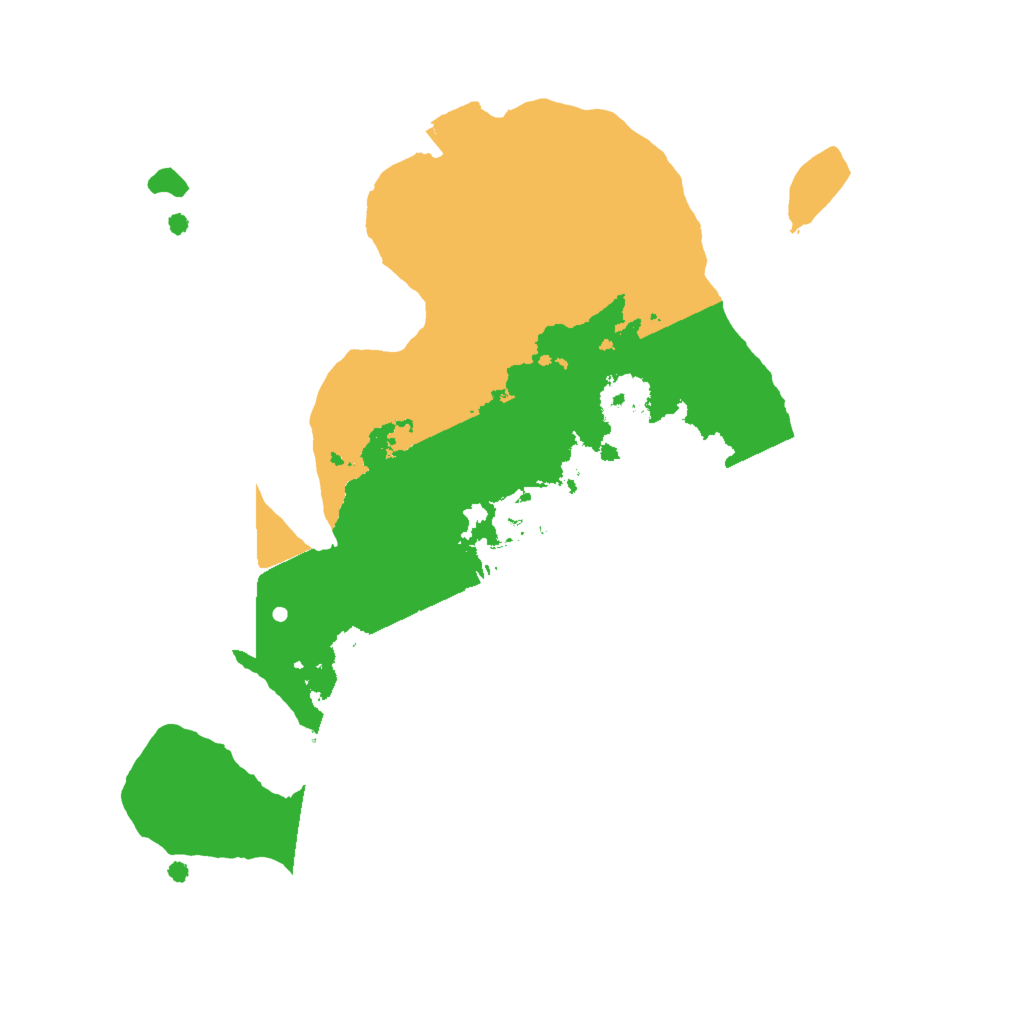 Biome Rust Map: Procedural Map, Size: 2000, Seed: 1245249680