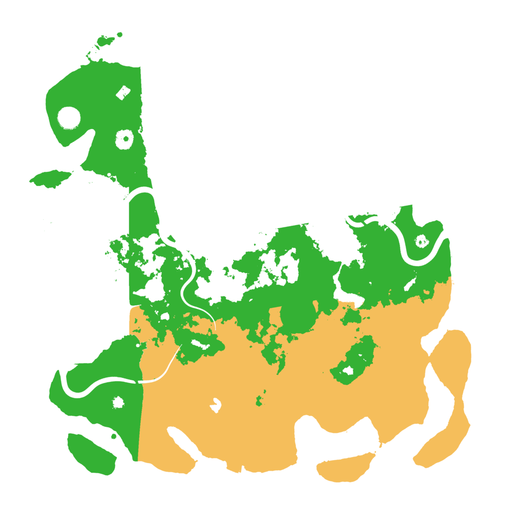 Biome Rust Map: Procedural Map, Size: 4000, Seed: 45475