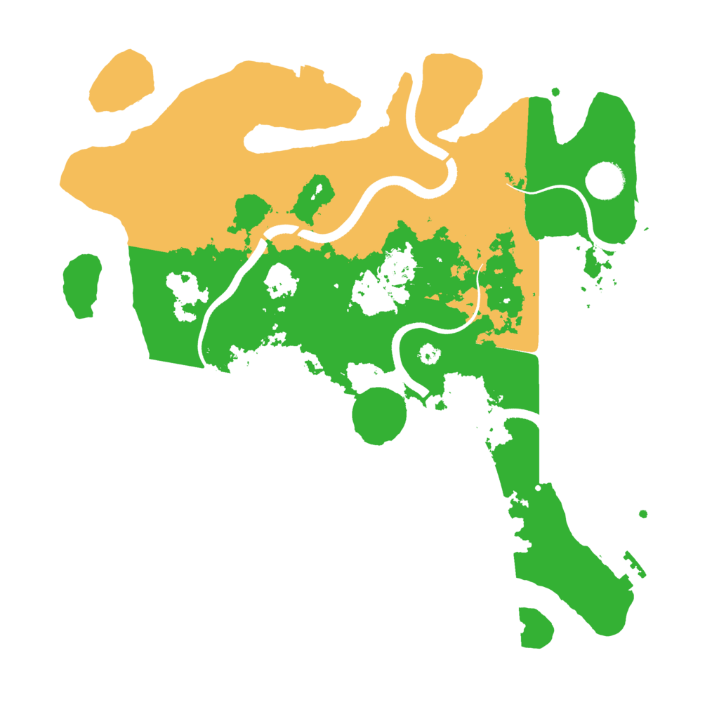 Biome Rust Map: Procedural Map, Size: 3500, Seed: 819029993