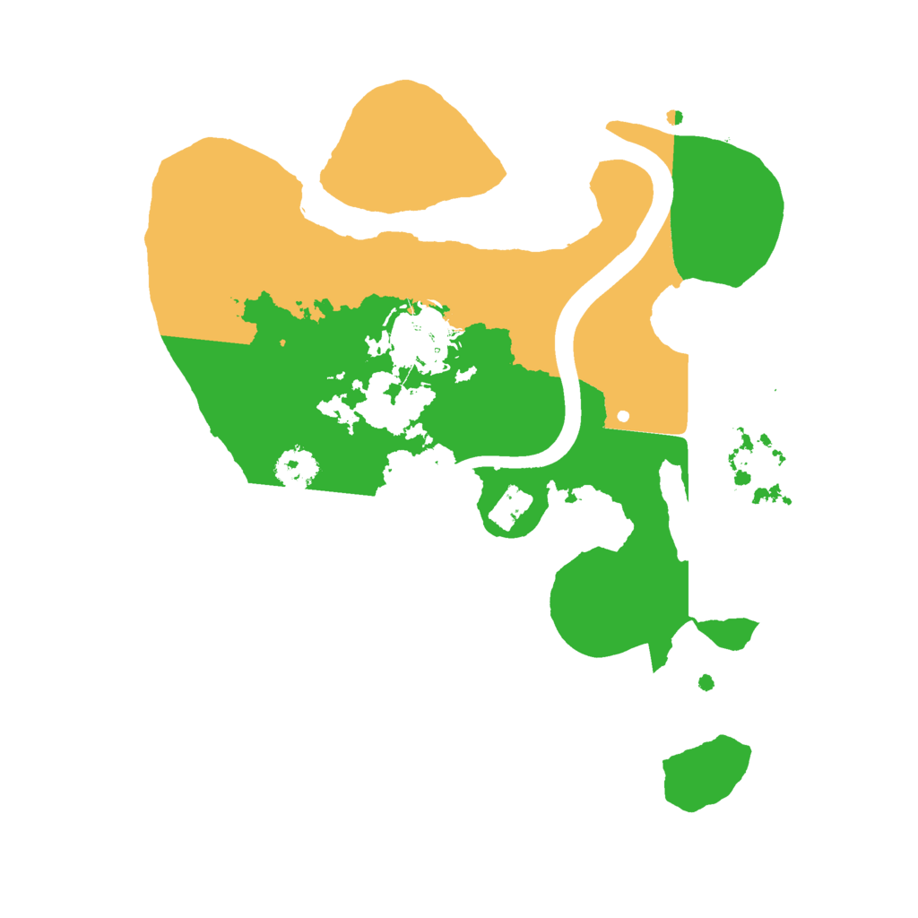 Biome Rust Map: Procedural Map, Size: 2300, Seed: 876478903