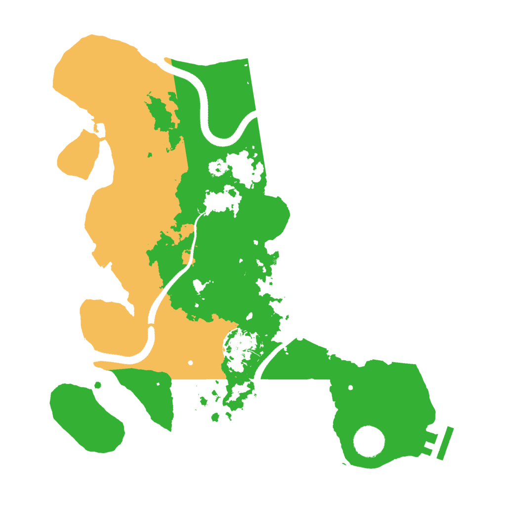 Biome Rust Map: Procedural Map, Size: 3000, Seed: 1608797983