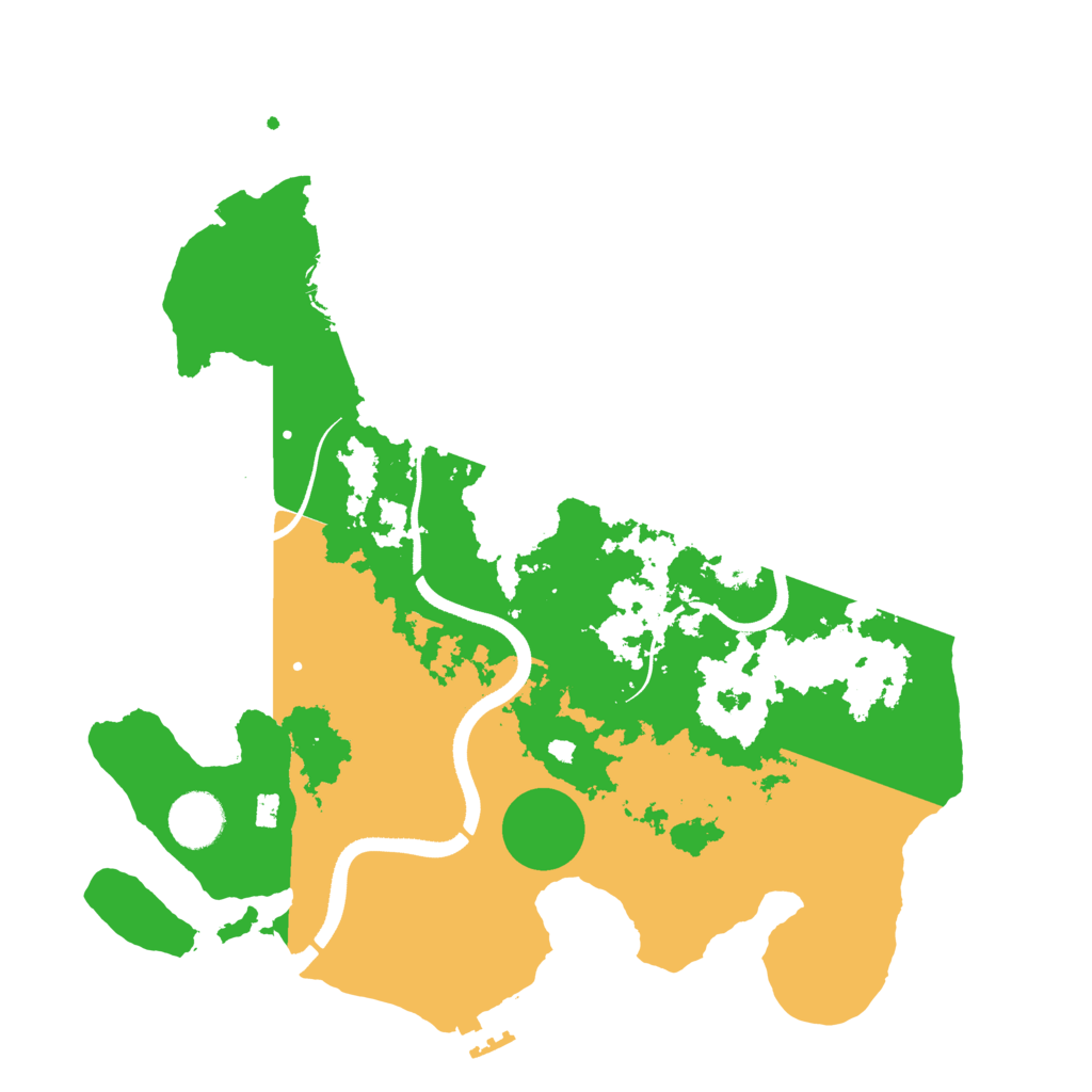 Biome Rust Map: Procedural Map, Size: 3500, Seed: 920415774