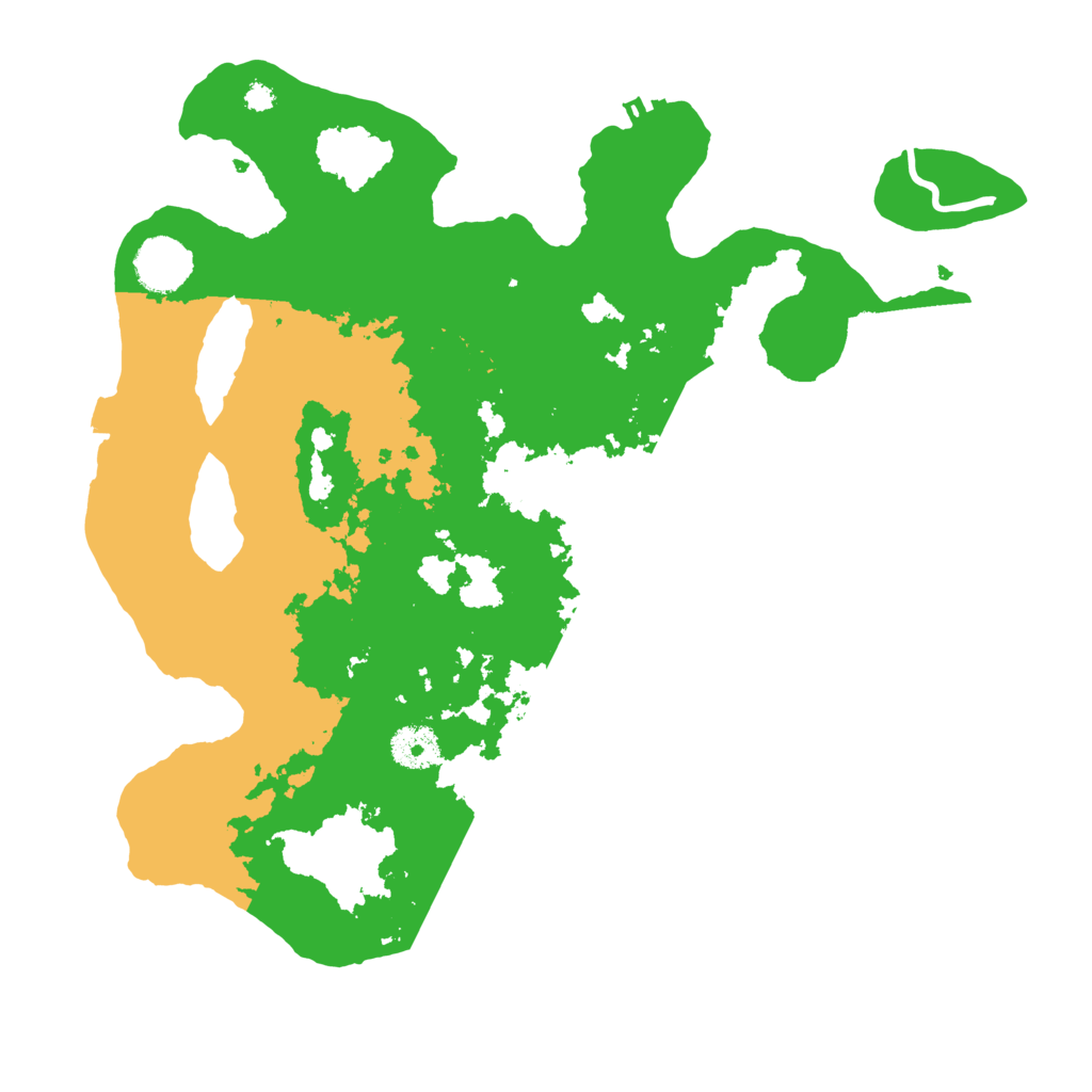 Biome Rust Map: Procedural Map, Size: 3500, Seed: 1013142531